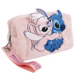 Discount Neceser con pelito Angel y Stitch Disney Películas Y Personajes De Disney ·Lilo Y Stitch