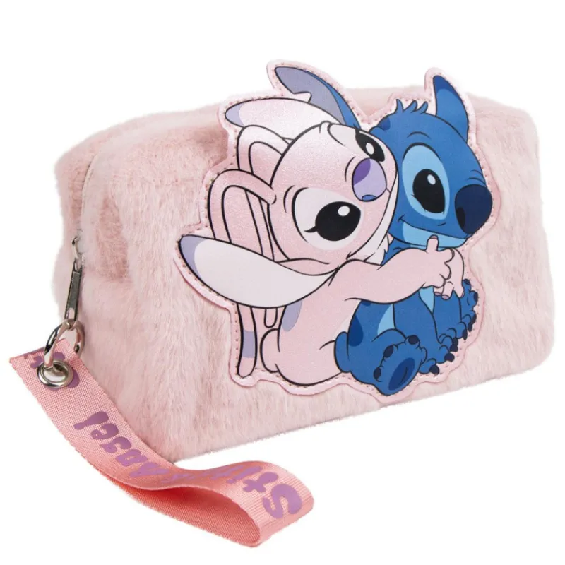 Discount Neceser con pelito Angel y Stitch Disney Películas Y Personajes De Disney ·Lilo Y Stitch