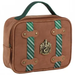 Cerdá Adult Bolsos Y Complementos Harry Potter|Slytherin^Neceser de Aseo de Viaje Slytherin Harry Potter 100% PU Marrón