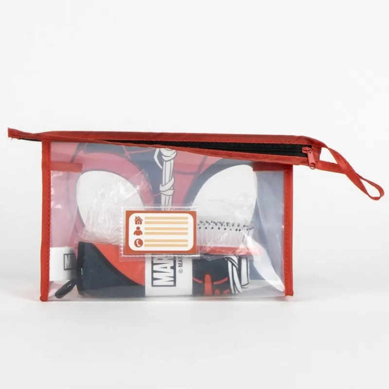 Neceser de Aseo de Viaje Spidey: ¡Aventura y Comodidad! Accesorios Para El Pelo, Gafas De Sol Y Kits De Belleza Infantiles