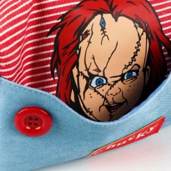 Cerdá Adult Chucky Muñeco Diabólico|Coleccionismo De Miedo Y Terror^Neceser de Aseo de Viaje Chucky 50% PVC 50% Algodón
