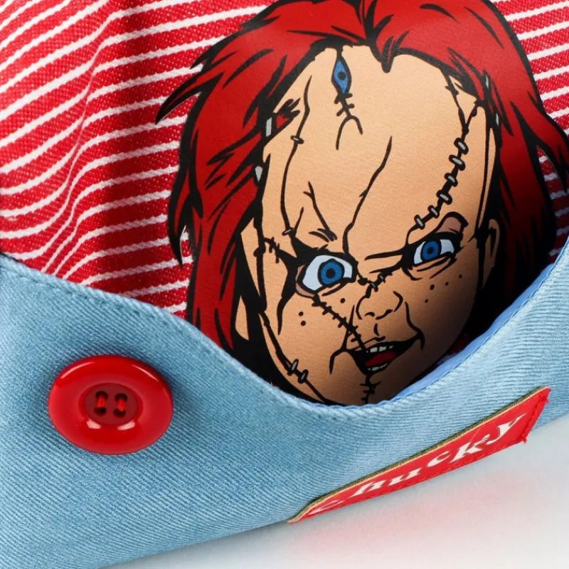 Cerdá Adult Chucky Muñeco Diabólico|Coleccionismo De Miedo Y Terror^Neceser de Aseo de Viaje Chucky 50% PVC 50% Algodón