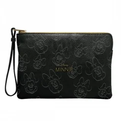 Cerdá Adult Películas Y Personajes De Disney ·Mickey & Minnie|Cosmética Disney^Neceser de Aseo Minnie Mouse 100% PU Negro
