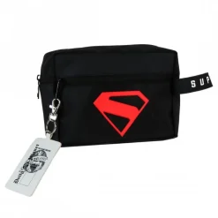 Online Neceser de Aseo Superman en Negro 100% PU Regalos De Superhéroes Dc|Complementos Dc