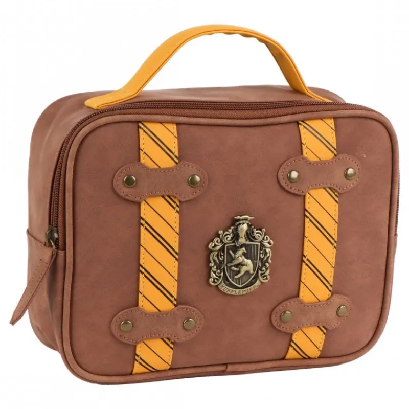 Best Neceser de Viaje Harry Potter Hufflepuff Marrón Bolsos Y Complementos Harry Potter|Hufflepuff