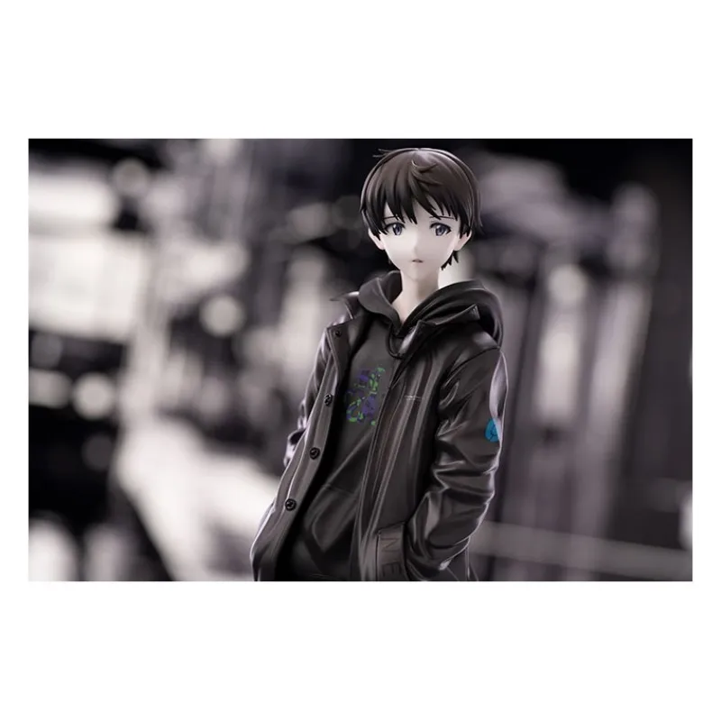 Hot Neon Genesis Evangelion Estatua PVC 1/7 Ikari Shinji Radio Eva 26 cm Figuras