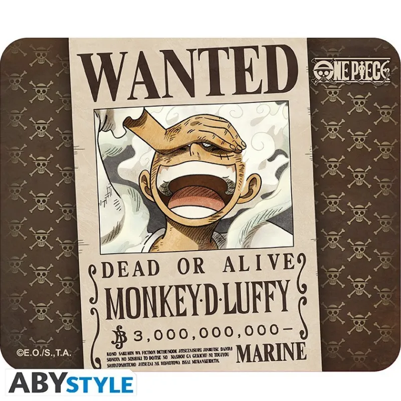 Abystyle Cosas De Luffy One Piece^One Piece Alfombrilla de Ratón Wanted Luffy