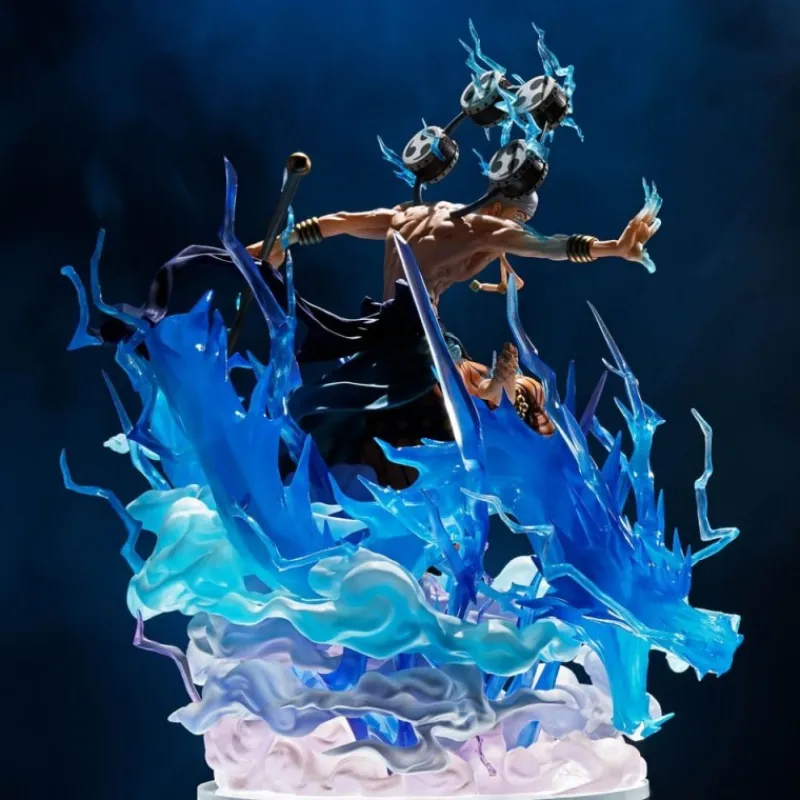 Hot One Piece Estatua PVC FiguartsZERO Extra Battle Enel - Sixty Million Volt Lightning Dragon Figuras One Piece|Figuras