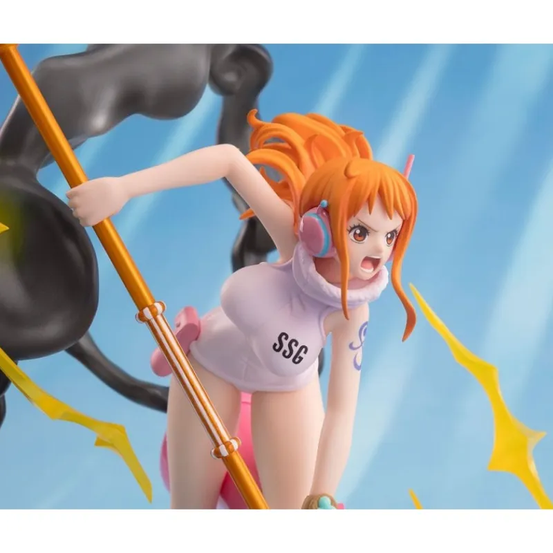 Sale One Piece Figuarts ZERO Extra Battle Nami Lightning Blast Estatua 17 cm Figuras One Piece|Figuras