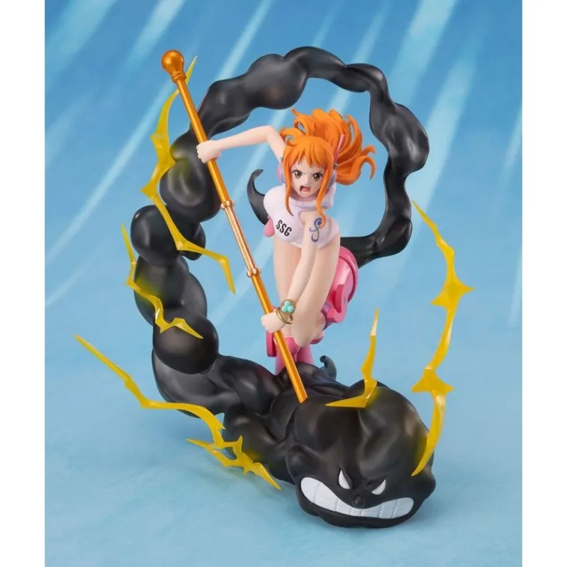 Sale One Piece Figuarts ZERO Extra Battle Nami Lightning Blast Estatua 17 cm Figuras One Piece|Figuras