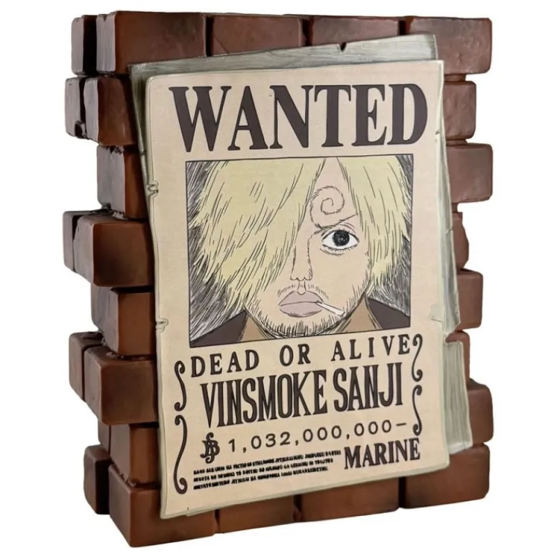 One Piece Hucha Sanji Wanted de PVC 15 cm Cosas De Luffy One Piece
