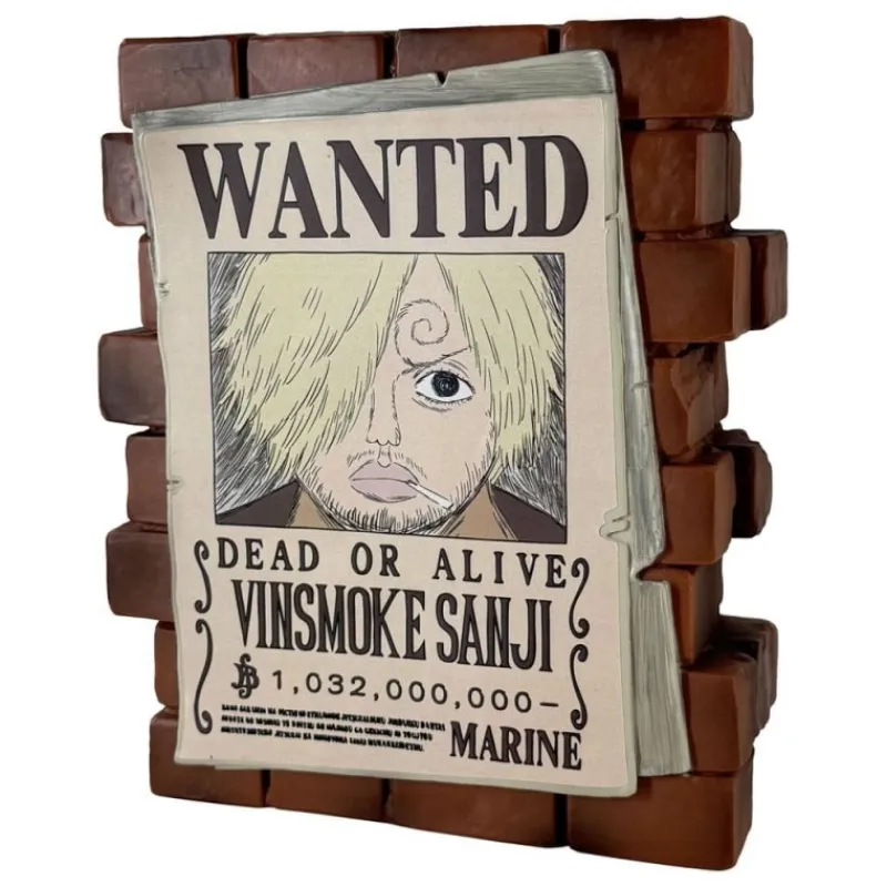 One Piece Hucha Sanji Wanted de PVC 15 cm Cosas De Luffy One Piece