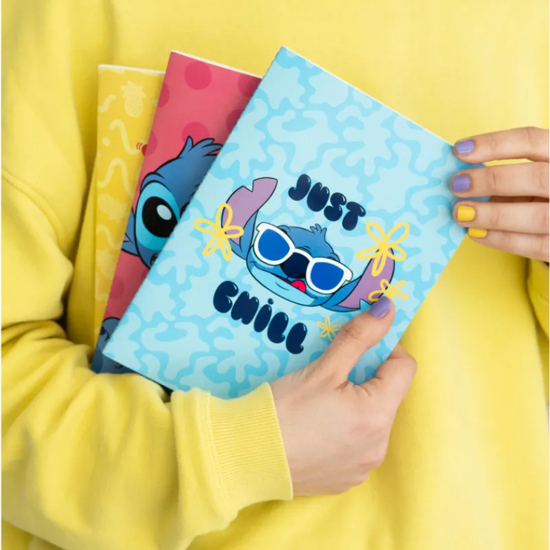 Discount Pack 3 Cuadernos Stitch Tropical Disney Para El Cole|Papelería Disney