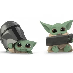 Hot Pack 2 Figuras Baby Yoda Bounty Collection Mandalorian Casco + Tablet The Mandalorian|Regalos Star Wars Por Personaje