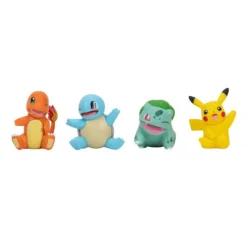 Clearance Pack 4 Figuras Pokémon Iniciales Kanto con Pikachu Pikachu|Más Regalos De Pokemon