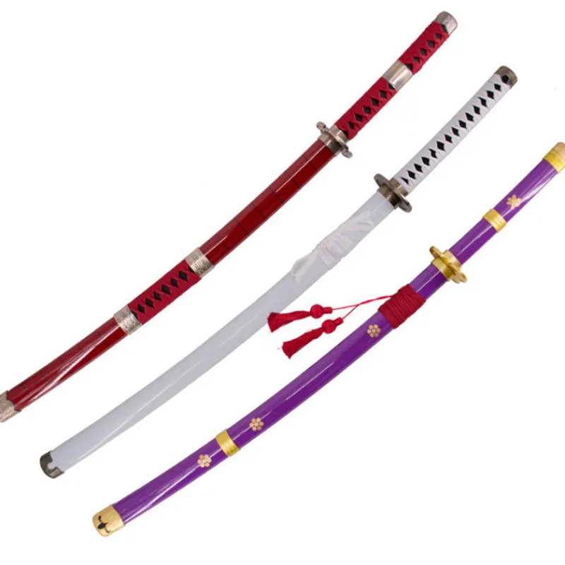 Amont Armas, Espadas Y Escudos Disfraces|Disfraces Manga Y Anime^Pack 3 Katanas bambú Zoro One Piece