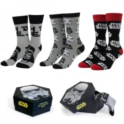 Sale Pack Calcetines 3 Piezas Star Wars - Diseño Exclusivo Regalos Star Wars Por Personaje |Más Regalos De Star Wars