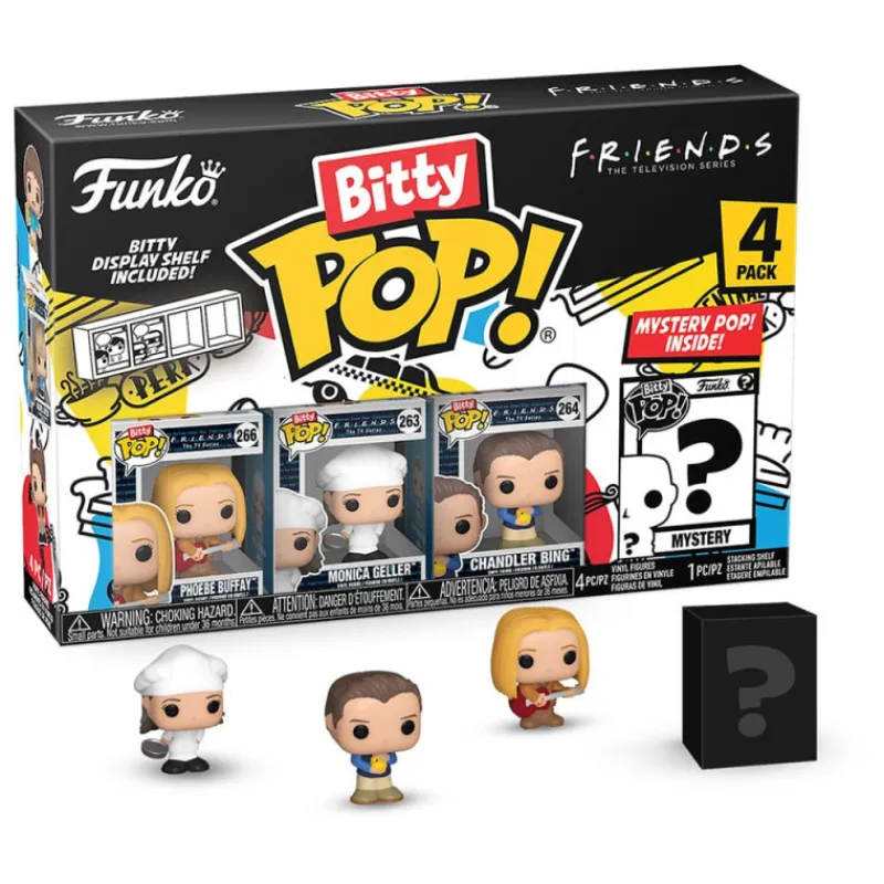 Funko Friends^Pack de 4 Bitty POP! Phoebe Friends