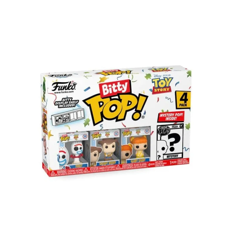 Funko Películas Y Personajes De Disney ·Toy Story|Funko Pop Disney^Pack de 4 Bitty POP! Toy Story Woody