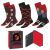 Hot Pack de 3 Calcetines Chucky Multicolor Talla Única 38-45 Chucky Muñeco Diabólico|Coleccionismo De Miedo Y Terror