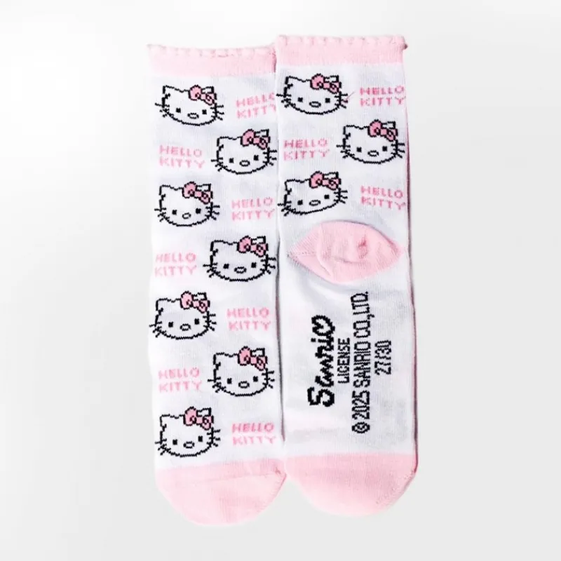 Niños Cerdá Kids Disney Para Niñas|Ropa Y Téxtil: Cosas Que Ponerse Para Niños ^Pack de 4 Calcetines Hello Kitty para Niñas