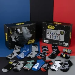 Discount Pack de 12 Calcetines Star Wars Multicolor Talla 38-45 Regalos Star Wars Por Personaje |Complementos Star Wars