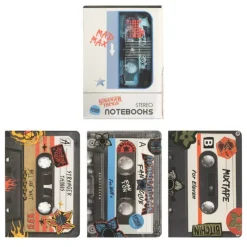 Grupo Erik Stranger Things^Pack de 3 Cuadernos A6 Stranger Things con Funda Walkman