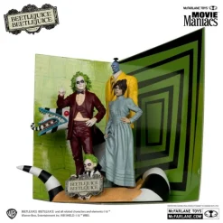 Sale Pack de 4 Estatuas Beetlejuice Movie Maniacs Beetlejuice