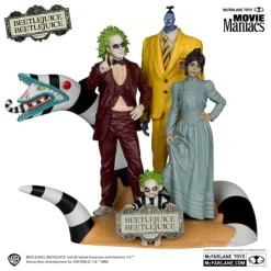 Sale Pack de 4 Estatuas Beetlejuice Movie Maniacs Beetlejuice