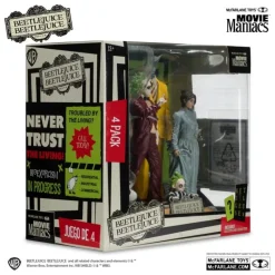 Sale Pack de 4 Estatuas Beetlejuice Movie Maniacs Beetlejuice
