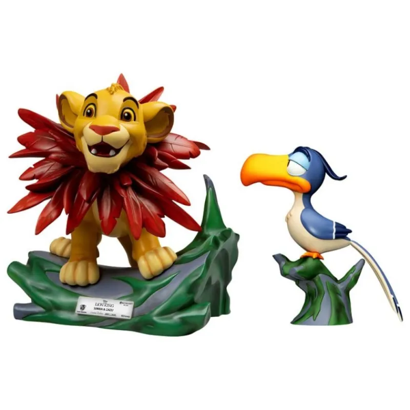 Pack de 2 Estatuas Master Craft Disney El Rey León Simba y Zazu 31 cm Películas Y Personajes De Disney ·El Rey León|Figuras Disney De Colección