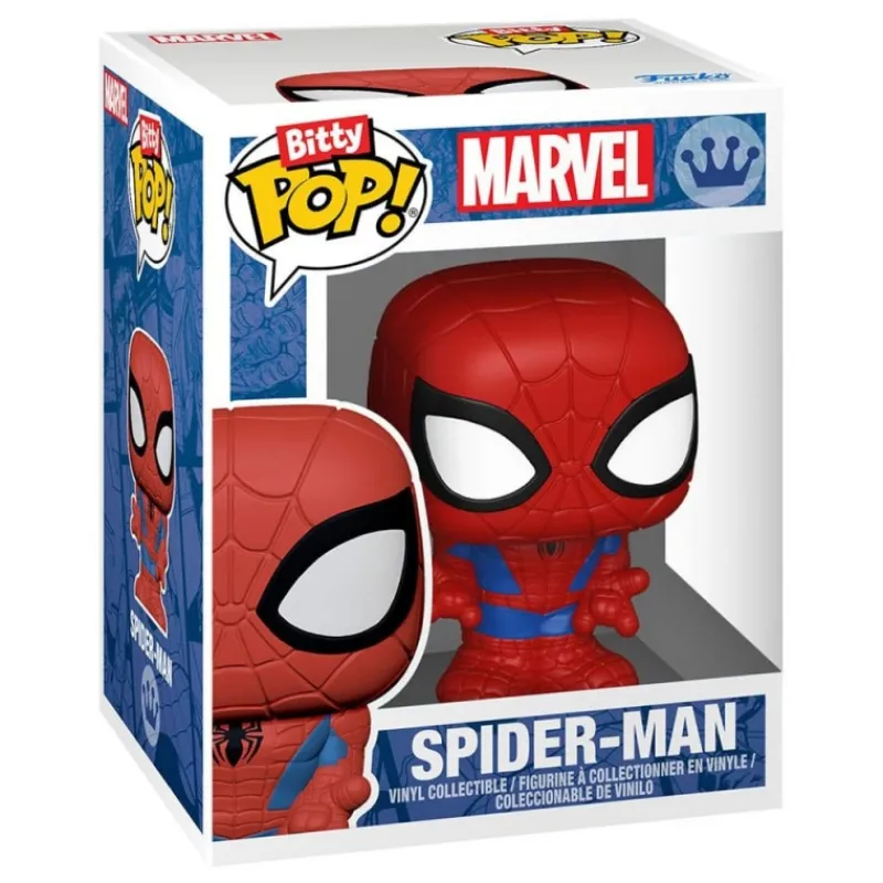 Hot Pack de 4 Figuras Bitty POP! Vinyl Spider-Man Series 4 2 cm Superhéroes Marvel|Funko Marvel