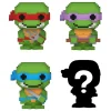 Best Pack de 4 Figuras Bitty POP! 8-Bit Tortugas ninja Las Tortugas Ninja