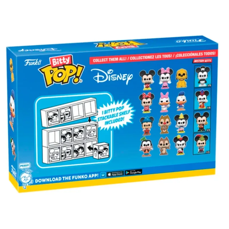Pack de 4 Figuras Bitty POP! Minnie Disney Funko Pop Disney