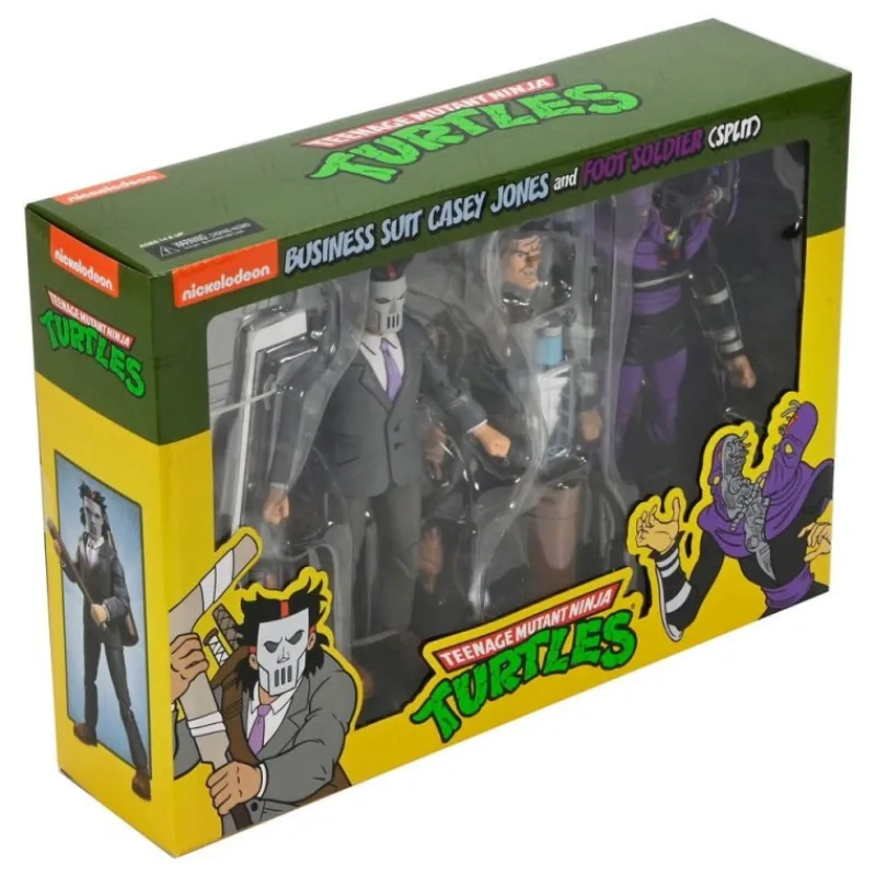 Discount Pack de 2 Figuras Casey Jones y Split Foot Soldier de Las Tortugas Ninja Las Tortugas Ninja