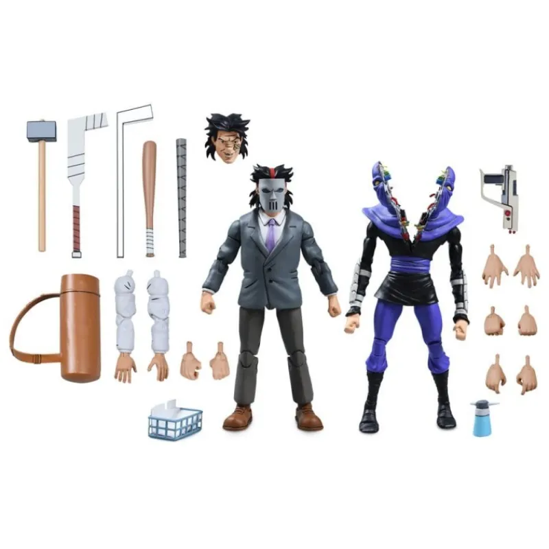 Discount Pack de 2 Figuras Casey Jones y Split Foot Soldier de Las Tortugas Ninja Las Tortugas Ninja