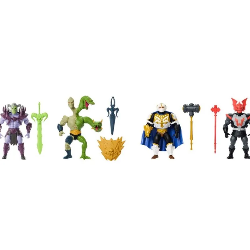 Mattel Masters Of The Universe^Pack de 4 Figuras Masters of the Universe Origins Exclusivas 14 cm