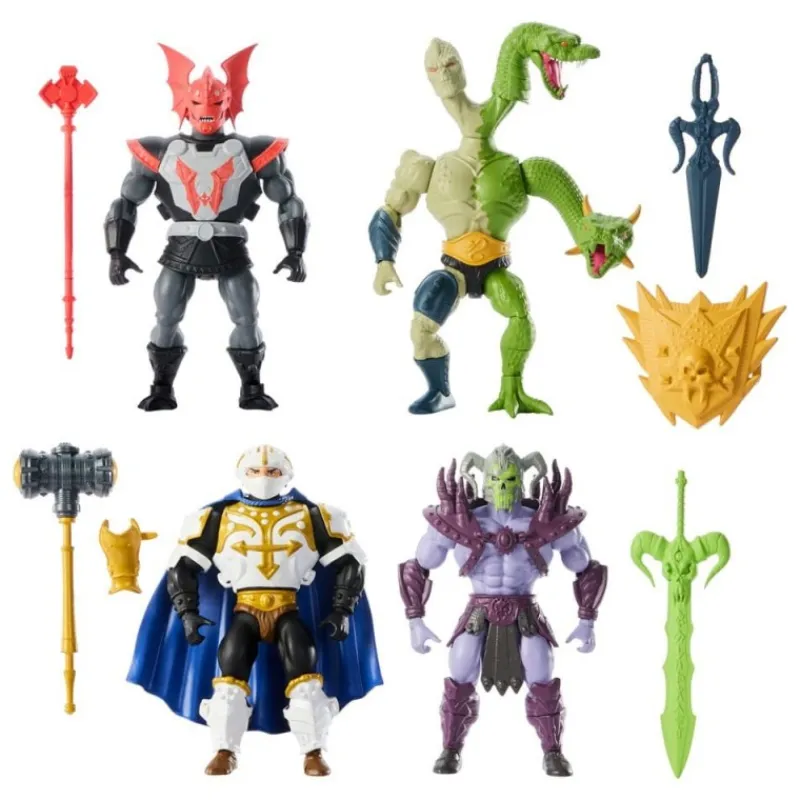 Mattel Masters Of The Universe^Pack de 4 Figuras Masters of the Universe Origins Exclusivas 14 cm
