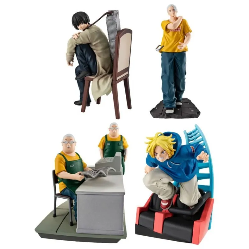 New Pack de 4 Figuras Sakamoto Days Petitrama EX Series Figuras
