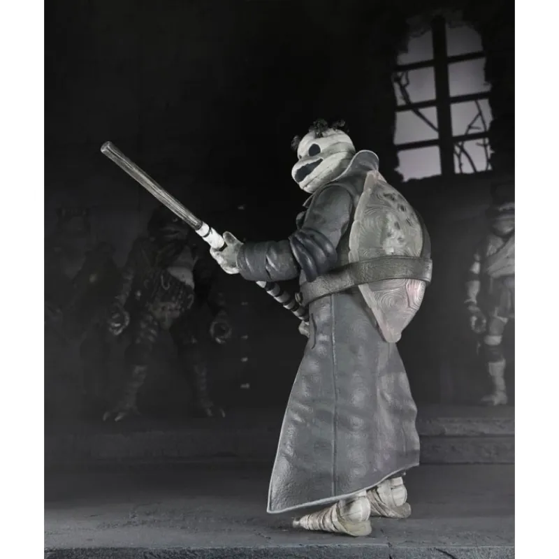 Neca Monstruos De La Universal^Pack de 4 Figuras Universal Monsters x Teenage Mutant Ninja Turtles Black & White