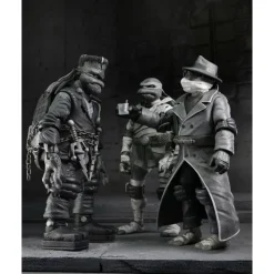 Neca Monstruos De La Universal^Pack de 4 Figuras Universal Monsters x Teenage Mutant Ninja Turtles Black & White