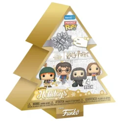 Hot Pack de 4 Llaveros POP! Arbol Navidad Harry Potter Funko Pop Harry Potter