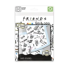 Pyramid International Friends^Pack de 2 mascarillas reutilizables Friends frases