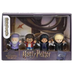 Mattel Figuras Harry Potter^Pack de 4 Minifiguras Harry Potter Little People 7 cm