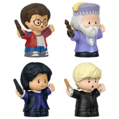 Mattel Figuras Harry Potter^Pack de 4 Minifiguras Harry Potter Little People 7 cm
