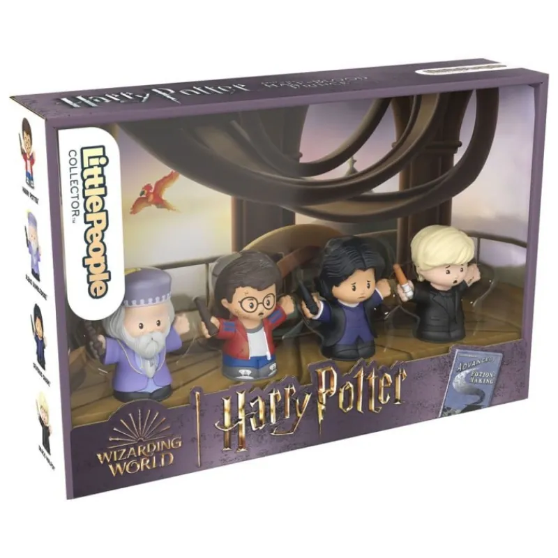 Mattel Figuras Harry Potter^Pack de 4 Minifiguras Harry Potter Little People 7 cm