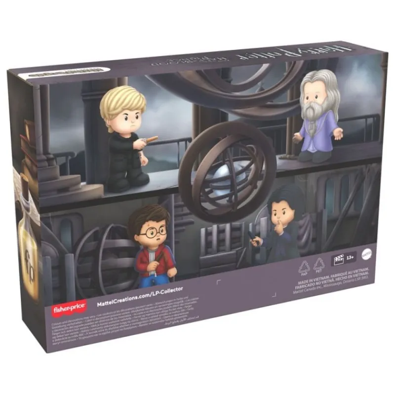 Mattel Figuras Harry Potter^Pack de 4 Minifiguras Harry Potter Little People 7 cm