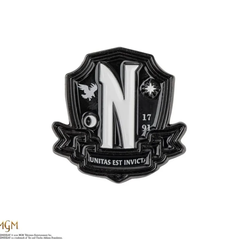 Discount Pack de 2 Pines Academia Nevermore Miércoles Addams Miércoles Addams