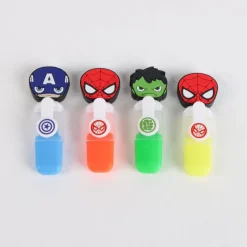 Outlet Pack de 4 Subrayadores Multicolor Avengers Marvel Superhéroes Marvel