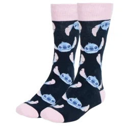 Cerdá Adult Películas Y Personajes De Disney ·Lilo Y Stitch|Ropa Disney^Pack de Calcetines 3 Piezas Stitch – Disney Classics